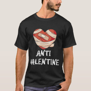 T-shirt Anti Valentine Broken Hearts Valentines Day Hommes