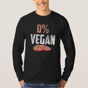 T-shirt Anti Veganer No Vegan No Vegan Grillen 0 Vegan Fun