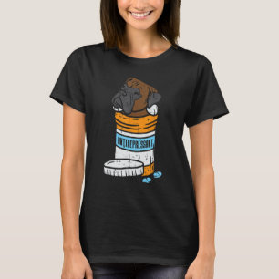 T-shirt Antidépresseur Boxer Funny Animal Animaux Animaux