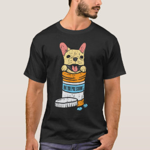 T-shirt Antidépresseur Français Bulldog Français Amoureux