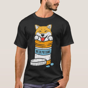 T-shirt Antidépresseur Shiba Inu Akita Chien japonais Chie