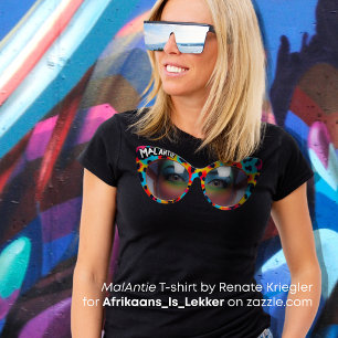 T-shirt ANTIE MAL personnalisée / Humour de la tante folle