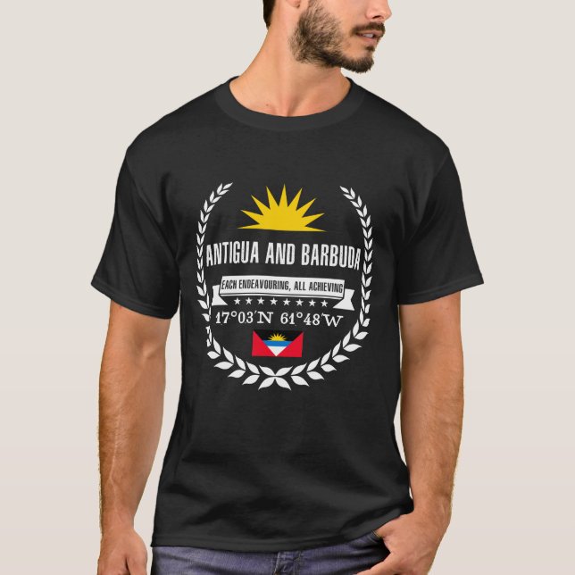 T-shirt Antigua-et-Barbuda (Devant)
