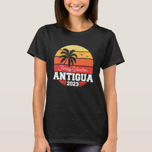 T-shirt Antigua Family Vacation 2023 Matching Holiday Summ