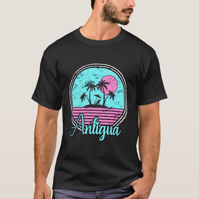 T-shirt Antigua Travel Ou (Devant)