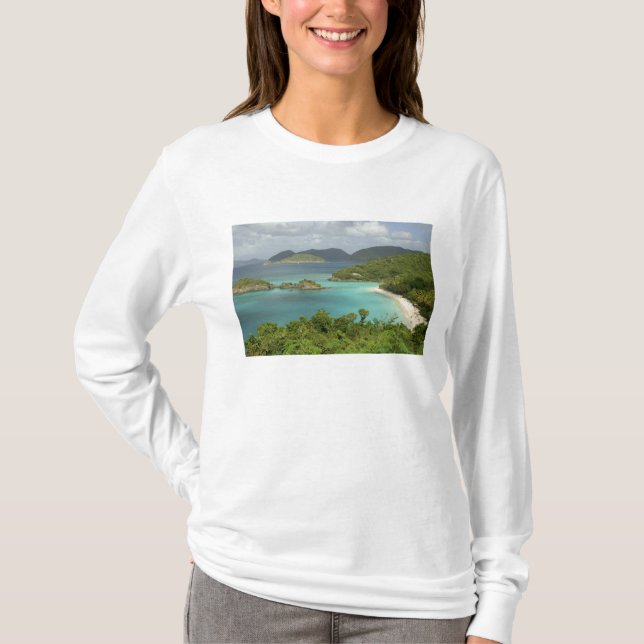 T-shirt Antilles, îles Vierges américaines, St. John, Trun (Devant)
