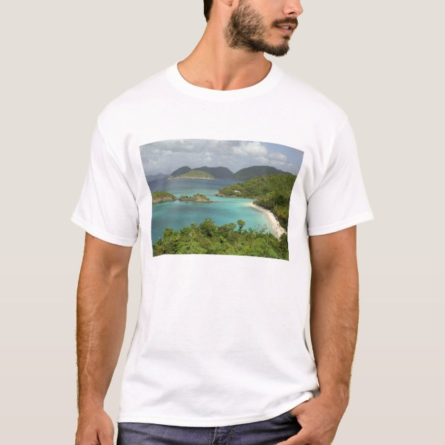 T-shirt Antilles, îles Vierges américaines, St. John, Trun (Devant)