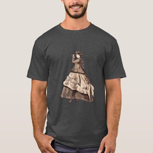 T-shirt Antique dame Steampunk (Devant)