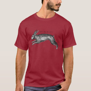 T-shirt Antique Histoire Naturelle Art Le lièvre