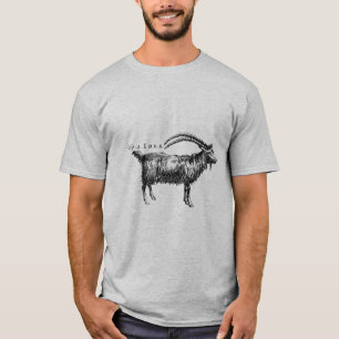 T-shirt Antique histoire naturelle Chèvre ou Ibex
