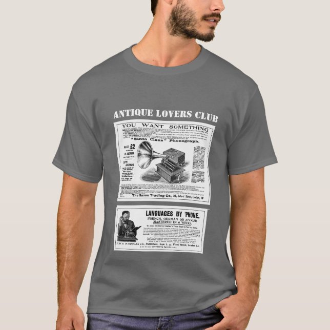 T-shirt Antique Lovers Club (Devant)
