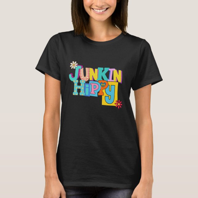 T-shirt Antique Thrift Yard Vente Thrifting Junkin Junker (Devant)