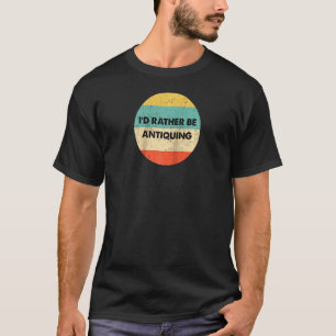 T-shirt Antiquer Je préfère être antiquaire Raglan