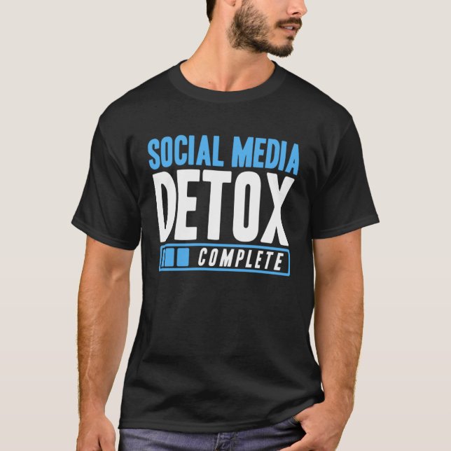 T-shirt Antisocial Social media detox complete Introvert   (Devant)