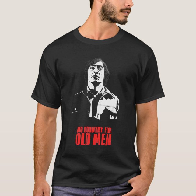 T-shirt Anton Chigurh (Javier Bardem) Pas De Pays Pour Old (Devant)