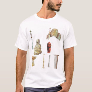T-shirt Antonio Gaudi. Barcelone. L'Espagne. Architectural
