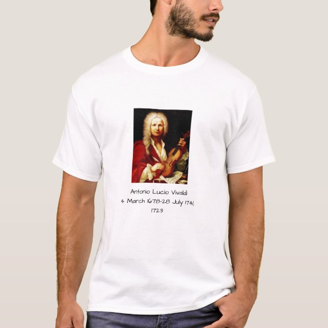 T-shirt Antonio Lucio Vivaldi 1723 (Devant)
