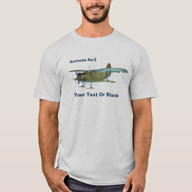 T-shirt Antonov An-2 Biplane soviétique (Devant)