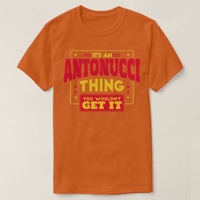 T-shirt Antonucci (Design devant)