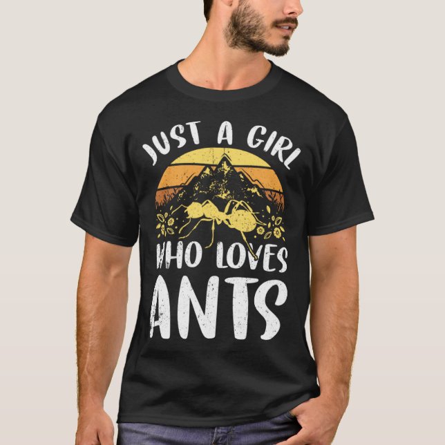 T-shirt Ants Insects Beetle Bug Entomology (Devant)