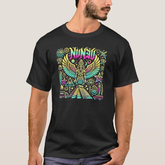 T-shirt Anunakiz Celestial Enki Guardian (Devant)