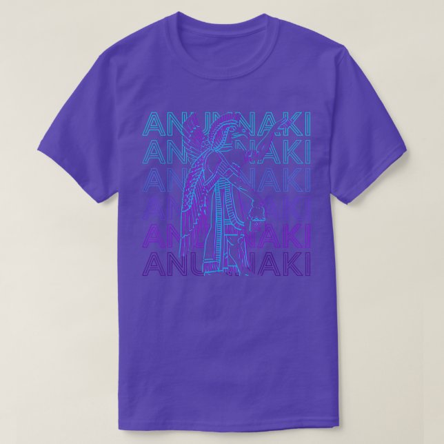T-shirt Anunnaki Sumerian God Ancient Deity Retro Anunnaki (Design devant)