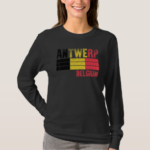 T-shirt Anvers Drapeau Belgique Belges Hommes Femmes Enfan
