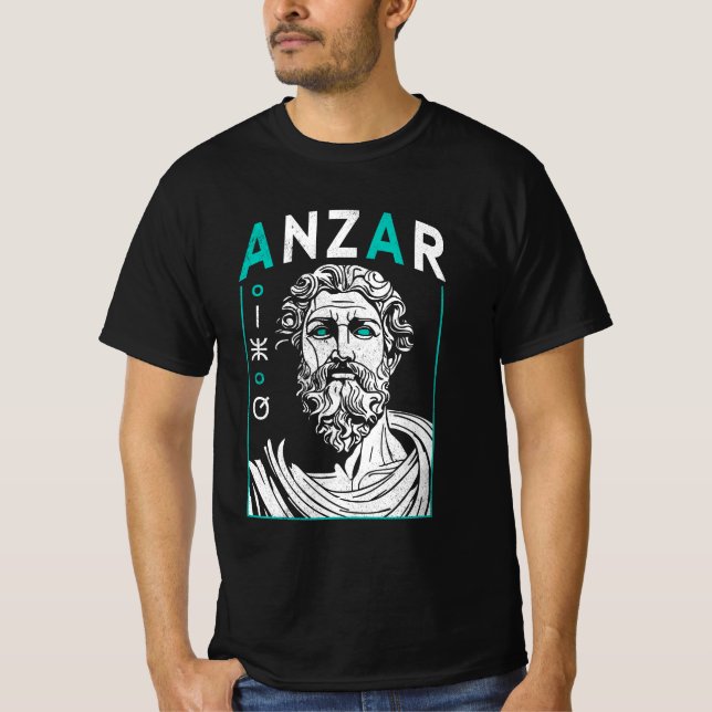 T-shirt Anzar God of Rain North African Mythology  (Devant)
