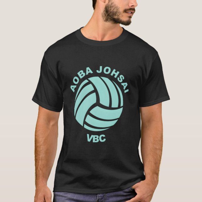 T-shirt Aoba Johsai High Volleyball Practice Anime Ga Cosp (Devant)