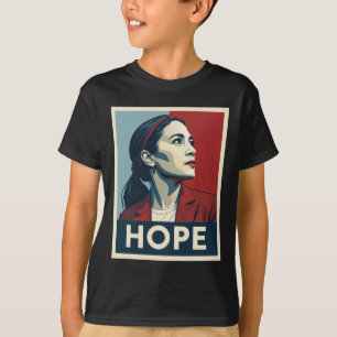 T-shirt Aoc Alexandria Ocasio Cortez 2028 Pour Président -