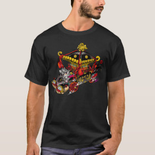T-shirt Aokimono. kerberos abordent ロ'île d'Ile.