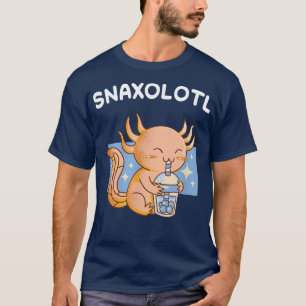 T-shirt Aolotl Snaolotl Boire Nourriture Cute Drôle Aolotl