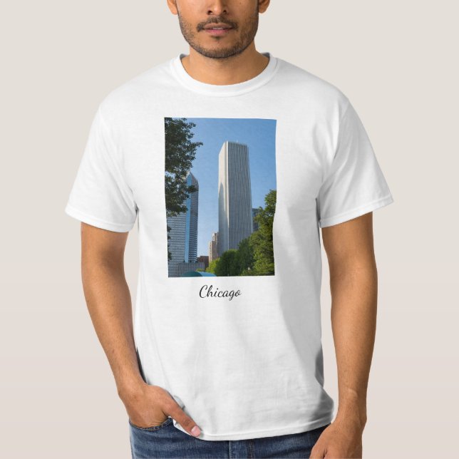 T-shirt Aon Centre Chicago (Devant)