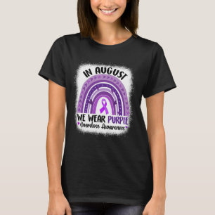T-shirt Août Nous Portons Violet Surdose Sensibilisation A
