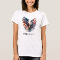 *~* AP16 Artsy American Flag Bald EAGLE USA