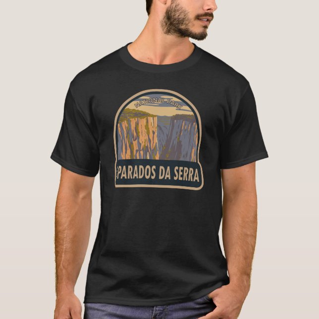 T-shirt Aparados da Serra National Park Brésil Travel Art (Devant)