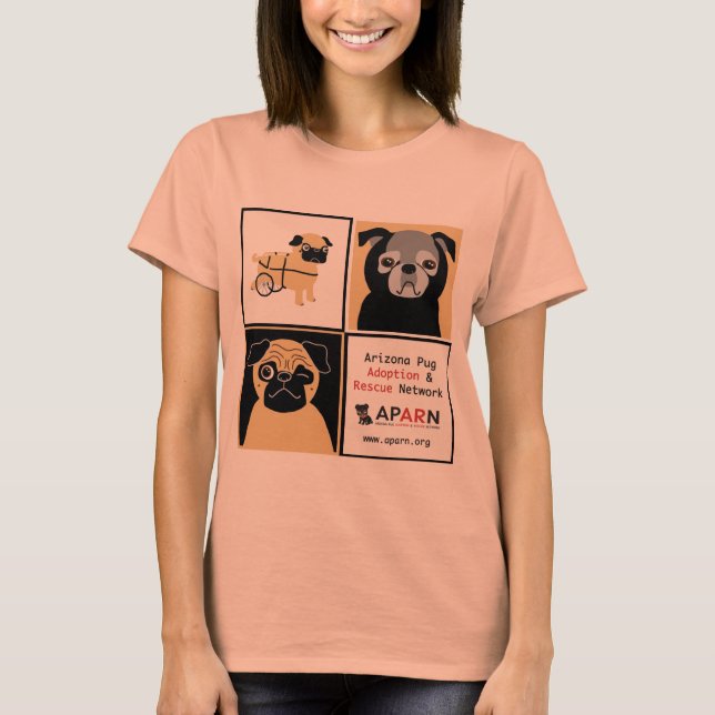 T-shirt APARN Secourir Carlins Femmes Relaxer Fit Long Man (Devant)