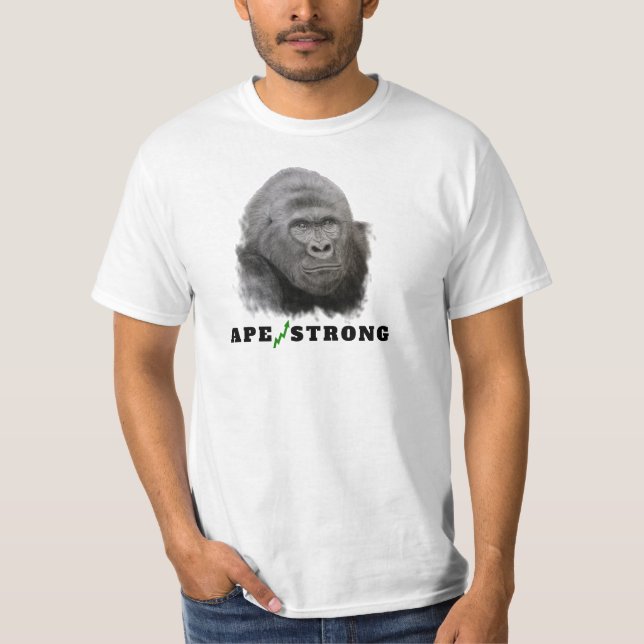 T-shirt APE STRONG Stock Trader (Devant)