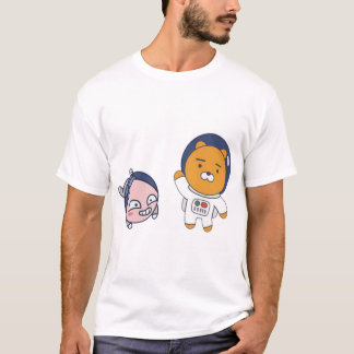 T-shirt Apeach et Ryan dans l'espace