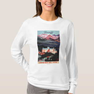 T-shirt Aperçu de l'affiche de Fairmont Banff Springs