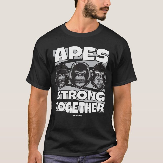 T-shirt Apes Strong Together (Devant)