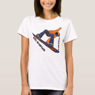 T-shirt Apex Mountain BC Canada Char pour dames