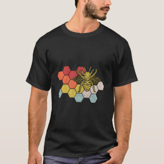T-shirt Apiculteur Abeille Nid d'abeilles Apicult