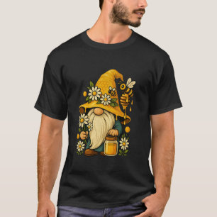 T-shirt Apiculteur Gnome Mignon Floral Abeille Été Botaniq