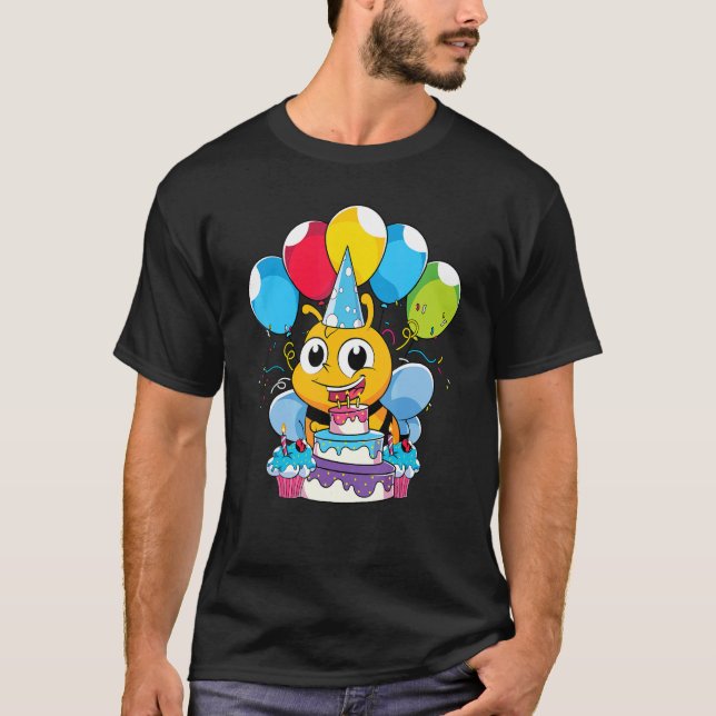 T-shirt Apiculture Insecte fête d'anniversaire Animal mign (Devant)