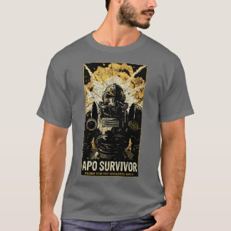 T-shirt Apo Survivor Bienvenue à mon post monde apocalypti