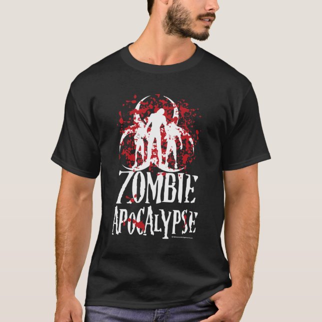 T-shirt Apocalypse de zombi (Devant)