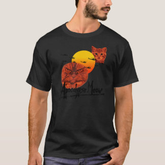 T-shirt Apocalypse Meow Drôle Amoureux de les chats de cha