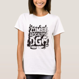 T-shirt Apocalypse Zombie Dgc Disc Golf Drôle Amateur de Z