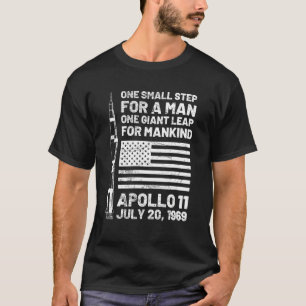 T-shirt Apollo 11 Lune Landing 1969 Saturn V Rocket Space